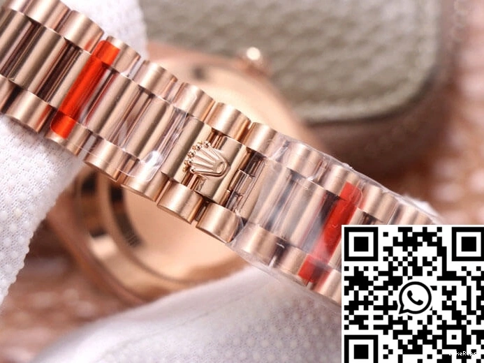 Factory Chocolate Diamond Rolex Dial Day-Date EW M228345RBR-0006 Color 0713